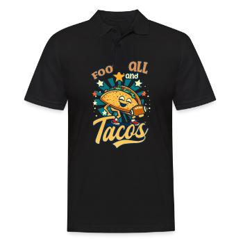 Amateur de football Football Et Tacos - Polo Homme - noir - Devant - Kai (181cm)