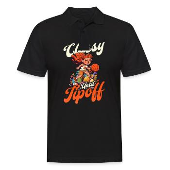 Basketball Ostern stilvoll bis zum Tipoff - Männer Poloshirt - Schwarz - Vorne - Kai (181cm)