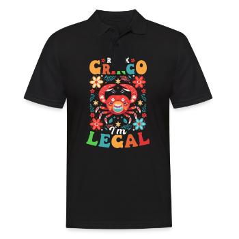 Mexico Lover Relax Gringo I'm Legal - Men's Polo Shirt - black - Front - Kai (181cm)