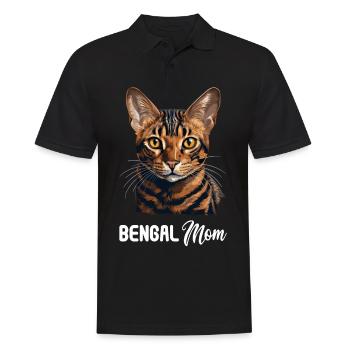 Bengal Cat Bengalkatze - Männer Poloshirt - Schwarz - Vorne - Kai (181cm)