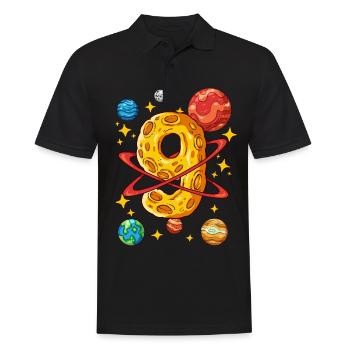 9 Birthday Space Space Astronaut 9 Years - Men's Polo Shirt - black - Front - Kai (181cm)