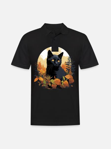 Bombay Cat Bombay Katze - Men's Polo Shirt - black