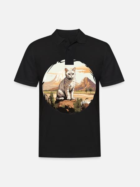 Burmilla Kitten Burmilla Cat - Men's Polo Shirt - black