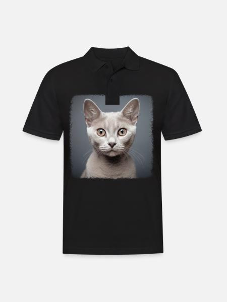 Burmilla Kitten Burmilla Cat - Men's Polo Shirt - black