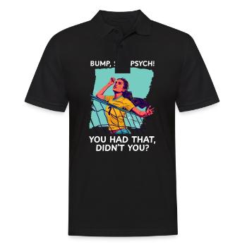 Volleyball Thought You Had That, Didn't You? - Men's Polo Shirt - black - Front - Kai (181cm)