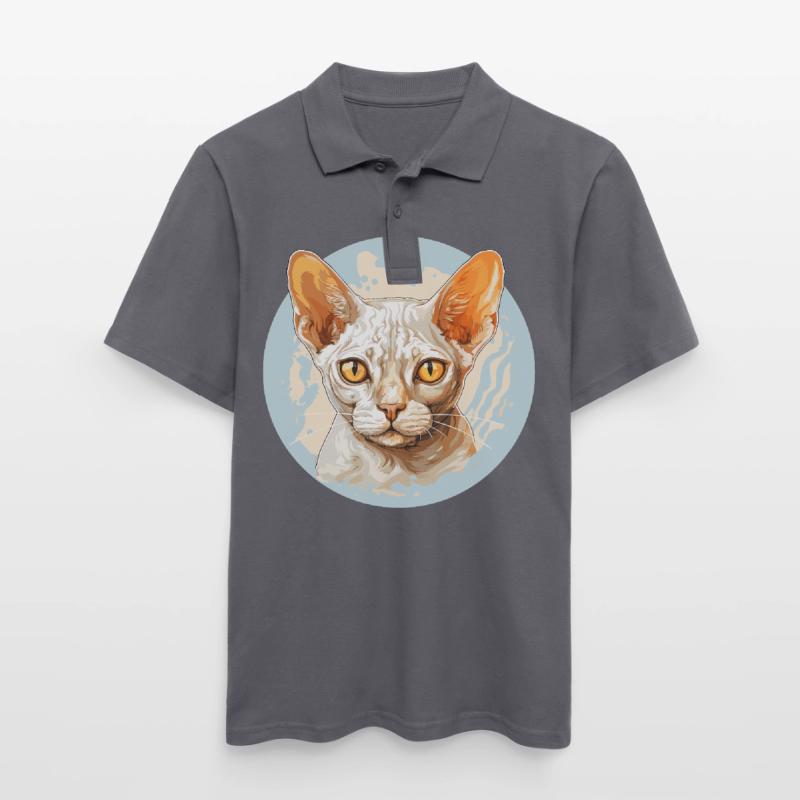 Chaton Devon Rex Chat Devon Rex Polo Homme