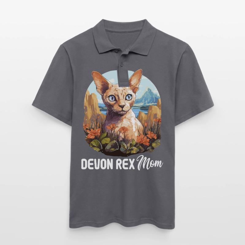 Chaton Devon Rex Chat Devon Rex Polo Homme