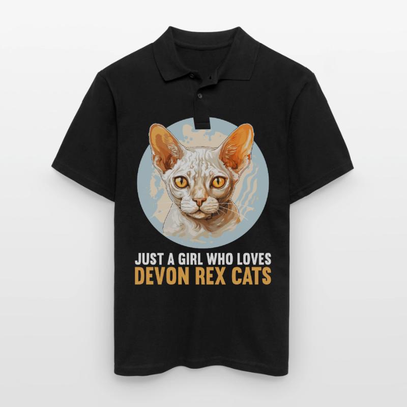 Chaton Devon Rex Chat Devon Rex Polo Homme