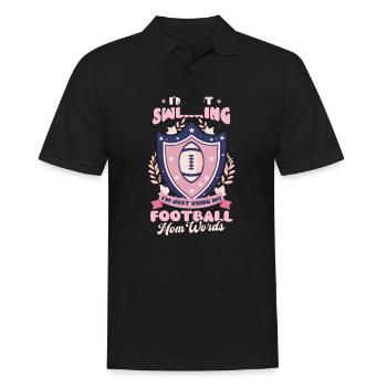 Football Mom Not Swearing Football Mom Words - Men's Polo Shirt - black - Front - Kai (181cm)
