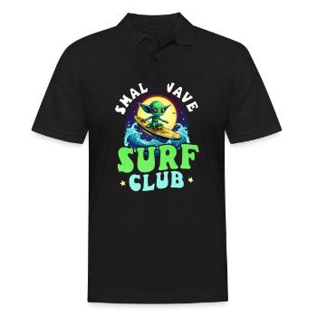 Surfer Small Wave Surfclub Alien - Men's Polo Shirt - black - Front - Kai (181cm)