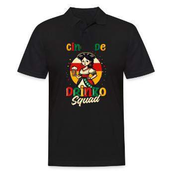 Cinco De Mayo Cinco Drinko Fille - Polo Homme - noir - Devant - Kai (181cm)