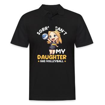 Papa De Volley-ball Désolé Ne Peut Pas Fille De Volley-Ball - Polo Homme - noir - Devant - Kai (181cm)