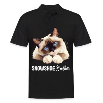 Chaton raquette Chat raquette - Polo Homme - noir - Devant - Kai (181cm)