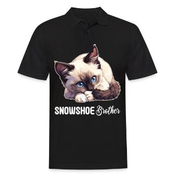 Chaton raquette Chat raquette - Polo Homme - noir - Devant - Kai (181cm)