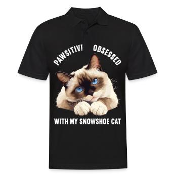 Chaton raquette Chat raquette - Polo Homme - noir - Devant - Kai (181cm)