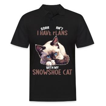 Chaton raquette Chat raquette - Polo Homme - noir - Devant - Kai (181cm)