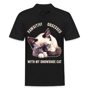 Chaton raquette Chat raquette - Polo Homme - noir - Devant - Kai (181cm)