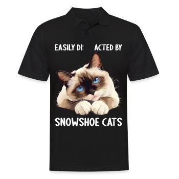 Chaton raquette Chat raquette - Polo Homme - noir - Devant - Kai (181cm)