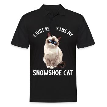 Chaton raquette Chat raquette - Polo Homme - noir - Devant - Kai (181cm)