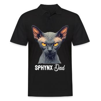 Sphynx Kätzchen Sphynx Katze - Männer Poloshirt - Schwarz - Vorne - Kai (181cm)