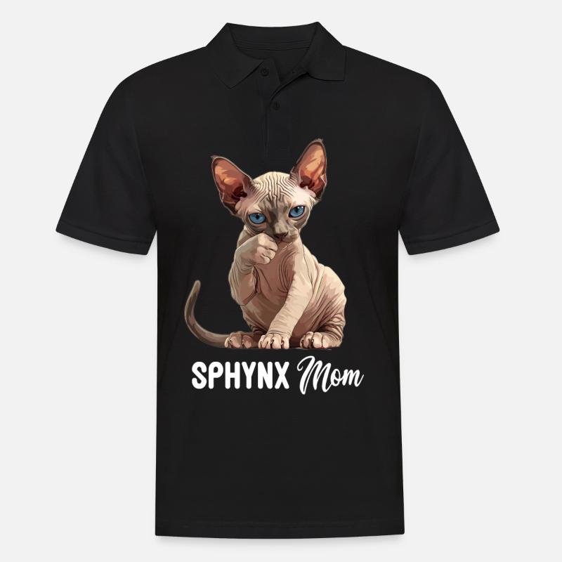 Sphynx Kätzchen Sphynx Katze - Männer Poloshirt - Schwarz
