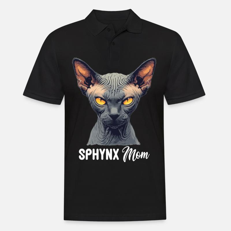 Sphynx Kätzchen Sphynx Katze - Männer Poloshirt - Schwarz