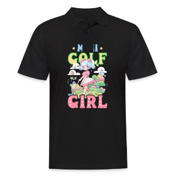 Fille de golf - Polo Homme - noir - Devant - Kai (181cm)