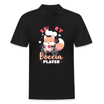 Boccia Player Expert Boccia Player - Men's Polo Shirt - black - Front - Kai (181cm)