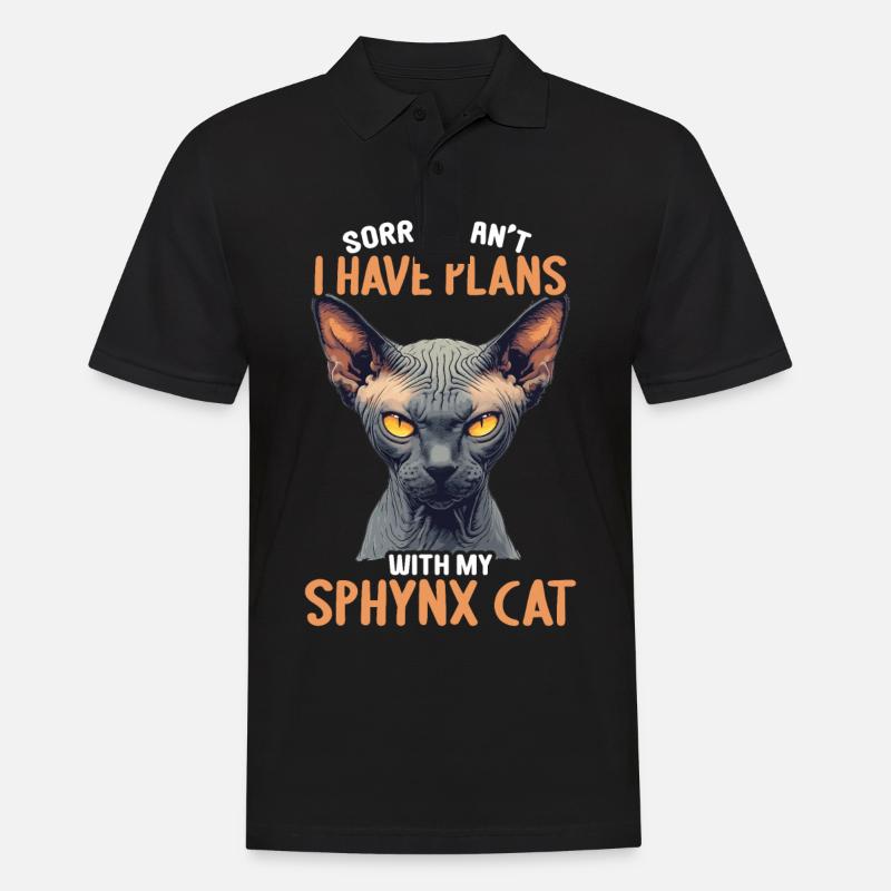 Sphynx Kitten Sphynx Cat - Men's Polo Shirt - black