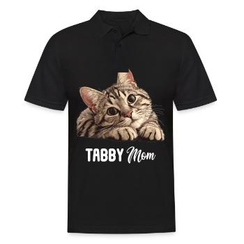 Tabby Kitten Tabby Cat - Men's Polo Shirt - black - Front - Kai (181cm)