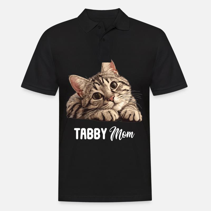 Tabby Kitten Tabby Cat - Men's Polo Shirt - black