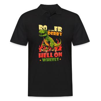Roller Derby Hell On Wheels - Polo Homme - noir - Devant - Kai (181cm)