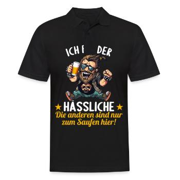 the ugly one marries bachelor party bachelor party - Men's Polo Shirt - black - Front - Kai (181cm)