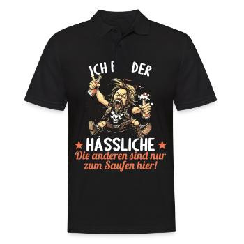 the ugly one marries bachelor party bachelor party - Men's Polo Shirt - black - Front - Kai (181cm)