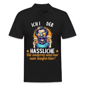 the ugly one marries bachelor party bachelor party - Men's Polo Shirt - black - Front - Kai (181cm)