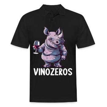 Vinozeros Connaisseur de vin Buveur de vin Amateurs de vin - Polo Homme - noir - Devant - Kai (181cm)