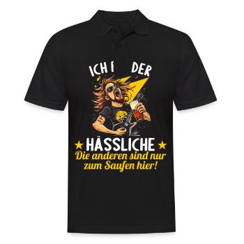 the ugly one marries bachelor party bachelor party - Men's Polo Shirt - black - Front - Kai (181cm)