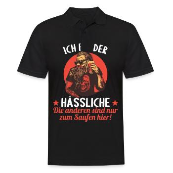the ugly one marries bachelor party bachelor party - Men's Polo Shirt - black - Front - Kai (181cm)