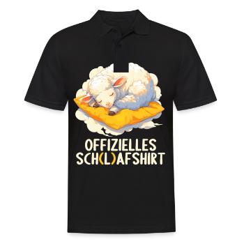Chemise officielle de mouton Chemise de nuit officielle - Polo Homme - noir - Devant - Kai (181cm)