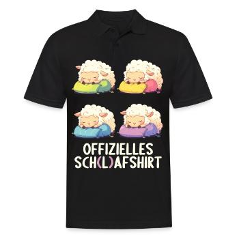 Chemise officielle de mouton Chemise de nuit officielle - Polo Homme - noir - Devant - Kai (181cm)