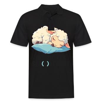 Chemise officielle de mouton Chemise de nuit officielle - Polo Homme - noir - Devant - Kai (181cm)