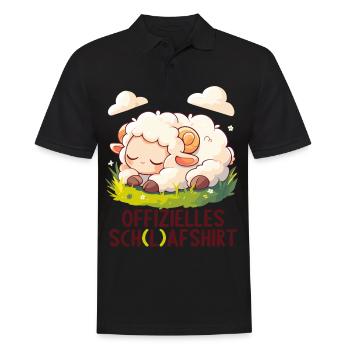Chemise officielle de mouton Chemise de nuit officielle - Polo Homme - noir - Devant - Kai (181cm)