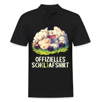 Chemise officielle de mouton Chemise de nuit officielle - Polo Homme - noir - Devant - Kai (181cm)