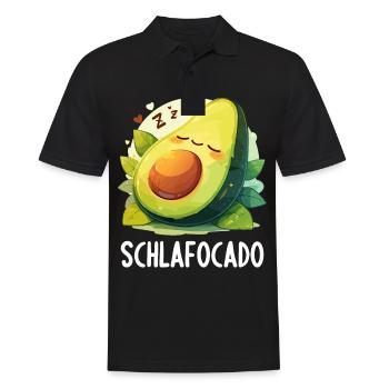 Schlafocado Chemise de nuit officielle - Polo Homme - noir - Devant - Kai (181cm)