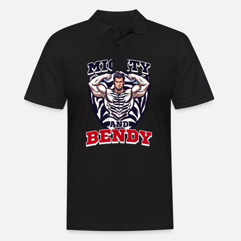 Ehlers Danlos Mighty & Bendy - Männer Poloshirt - Schwarz