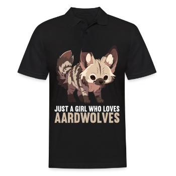 Loups d’Aardwolf - Polo Homme - noir - Devant - Kai (181cm)