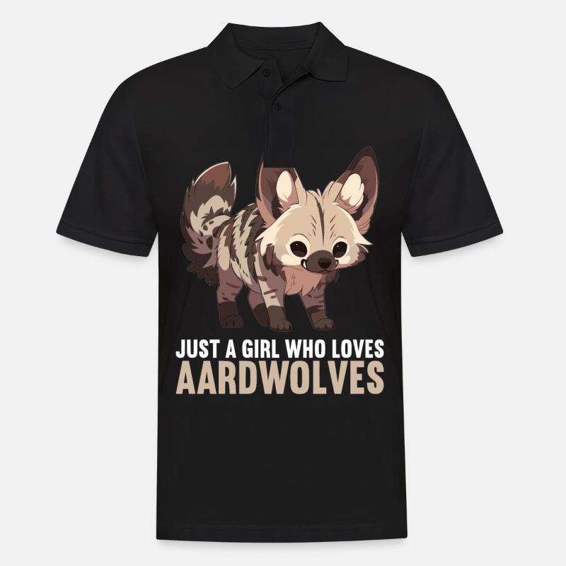 Erdwölfe Erdwolf - Männer Poloshirt - Schwarz