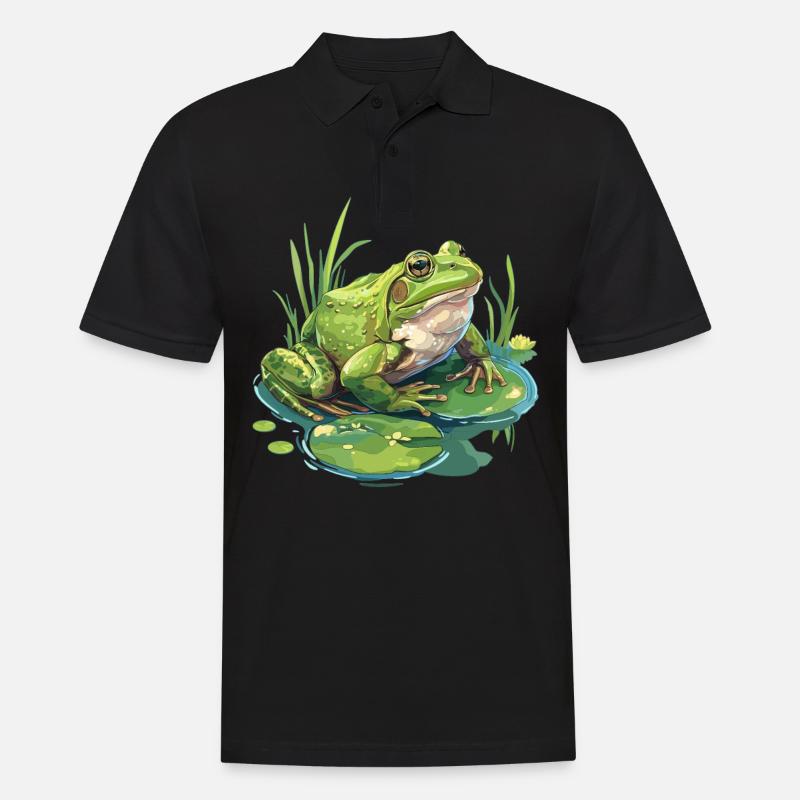 Ochsenfrösche Ochsenfrosch - Männer Poloshirt - Schwarz