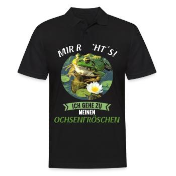 Bullfrogs Bullfrog - Men's Polo Shirt - black - Front - Kai (181cm)