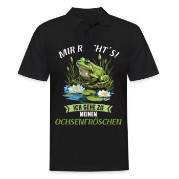 Bullfrogs Bullfrog - Men's Polo Shirt - black - Front - Kai (181cm)